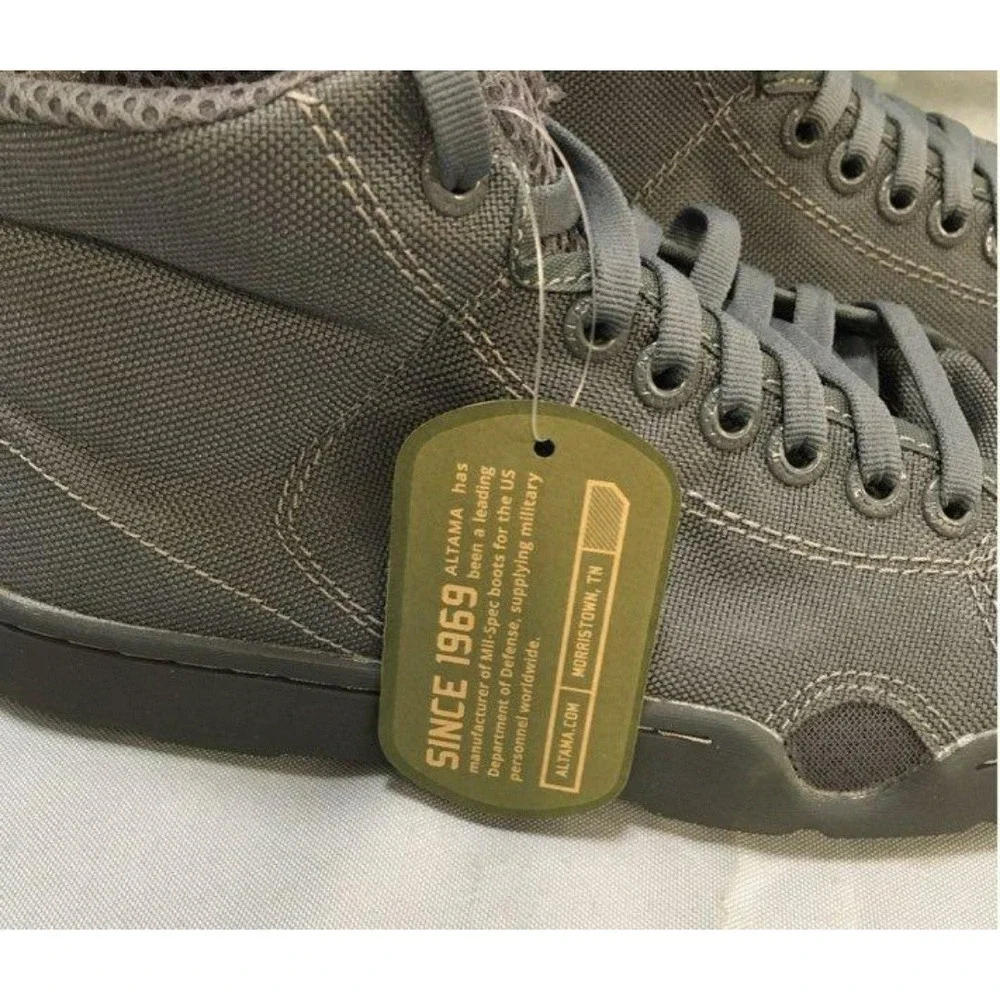 Altama OTB Maritime Assault‎ Mid Gray Tactical Military Shoes Mens 5W Cordura